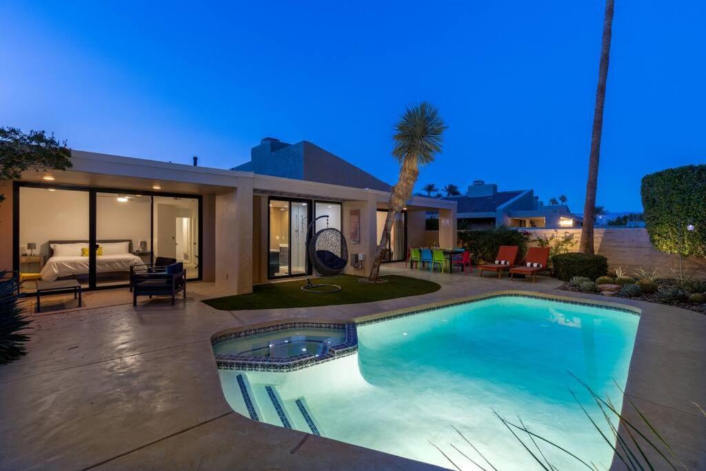 The Sunset House Pool & Spa Палм Спринг Екстериор снимка